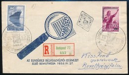 1952 MABÉOSZ  FDC (8.500) - Altri & Non Classificati