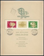 1958 Bélyegnap Csík Emléklapon, Az 1Ft-on A Folt Az ,,1' El?tt - Sonstige & Ohne Zuordnung