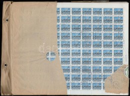 O 1975 Szolnok I. Lemez 5Ft 100 Db 100-as íveben, Sérült Postai Csomagolásban - Sonstige & Ohne Zuordnung