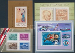 ** 1981 4 Klf Vágott Blokk (23.000) / 4 Different Imperforate Blocks - Altri & Non Classificati