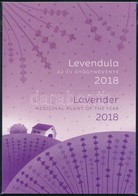 ** 2018 Levendula Az év Gyógynövénye Bélyegszett Bontatlan Csomagolásban 0076 Sorszámmal - Otros & Sin Clasificación