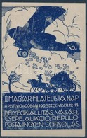 (*) 1925/4a II. Magyar Filatelista Nap Emlékív - Sonstige & Ohne Zuordnung