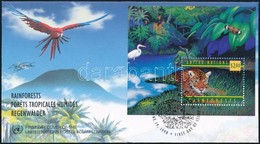 1998 Es?erd?k Védelme Blokk Mi 15 FDC-n - Sonstige & Ohne Zuordnung