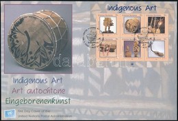 2006 Afrikai Hangszerek Blokk Mi 26 FDC-n - Other & Unclassified