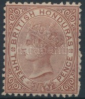 (*) Brit Honduras 1872 Forgalmi Bélyeg Mi 5 A - Other & Unclassified