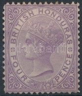 (*) Brit Honduras 1872 Forgalmi Bélyeg Mi 6 C - Otros & Sin Clasificación