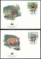 1983 WWF: Jaguár Sor Mi 719-722 4 Db FDC-n - Other & Unclassified