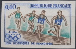 ** 1968 Mexikói Olimpia Vágott Bélyeg - Altri & Non Classificati