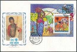 1979 Nemzetközi Gyermekév Blokk Mi 147 A FDC-n - Other & Unclassified