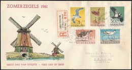 1961 Madarak Sor FDC-n 760-764 - Otros & Sin Clasificación