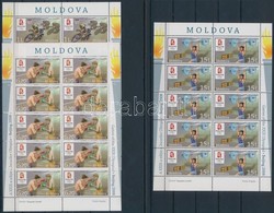 ** 2008 Nyári Olimpia, Peking Kisív Sor Mi 608-610 - Altri & Non Classificati