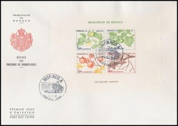 1981 A Négy évszak Blokk Mi 18 FDC-n - Altri & Non Classificati