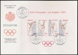 1984 Olimpia Blokk Mi 25 FDC-n - Sonstige & Ohne Zuordnung