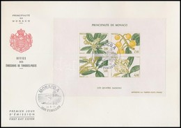 1985 Négy évszak Blokk Mi 29 FDC-n - Otros & Sin Clasificación