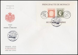 1992 A Monacói Bélyegmúzeum Megtervezése Blokk Mi 56 FDC-n - Otros & Sin Clasificación