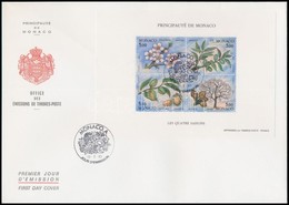 1993 A Négy évszak Blokk Mi 57 FDC-n - Sonstige & Ohne Zuordnung