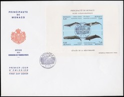 1993 Bálna (II.) Blokk Mi 58 FDC-n - Altri & Non Classificati