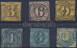 O 1852-1859 Mi 6, 9 IK A, 10 II, 11, 12, 20 (Mi EUR 91,-) - Altri & Non Classificati