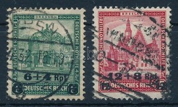 O 1932 Segélybélyeg; Épületek Felülnyomott Sor Mi 463-464 - Otros & Sin Clasificación