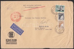 1938 Légi Levél Argentínába 3,25 RM Bérmentesítéssel / Airmail Cover To Argentina With 3,25 RM Franking - Otros & Sin Clasificación