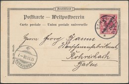 Deutsch Ostafrika 1898 Képeslap / Postacrd From Dar-es Salam To Switzerland - Sonstige & Ohne Zuordnung