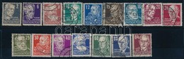 O 1948 Híres Emberek Sor Mi 212-227 - Other & Unclassified