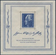 ** 1949 Goethe Blokk - Other & Unclassified