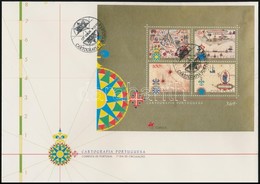 1997 Korai Portugál Térképészet Blokk 130 FDC-n - Altri & Non Classificati