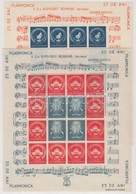 ** 1946 Filharmónia Kisív Pár Mi 985-986 Minisheet Pair (apró Hibák / Minor Faults) - Sonstige & Ohne Zuordnung