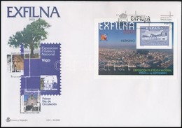 2001 Bélyegkiállítás Blokk Mi 98 FDC-n - Other & Unclassified