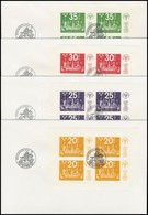 1974 Nemzetközi Bélyegkiállítás 2 Db Blokksor 8 FDC-n Mi 2-5 - Otros & Sin Clasificación