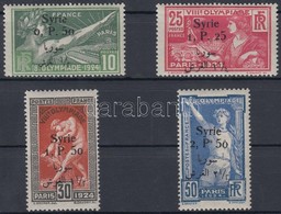 ** 1924 Párizsi Olimpiai Játékok Sor Felülnyomással Mi 254-257 - Otros & Sin Clasificación