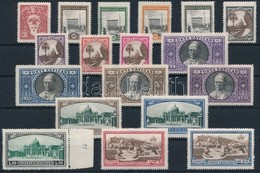 ** * 1933 Forgalmi Sor Mi 21-38 (24, 31 Falcos / Hinged , 30 Gumihiba / Gum Disturbance) - Other & Unclassified