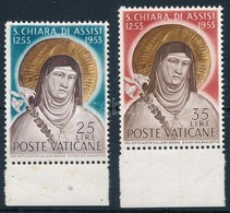 ** 1953 Assisi Szent Klára Mi 207-208 - Andere & Zonder Classificatie