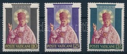 ** 1954 X. Pius Pápa Mi 220-222 - Autres & Non Classés