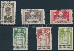 ** 1945 Függetlenség Sor 6 értéke Mi 1+5+6+8+10+12 - Altri & Non Classificati