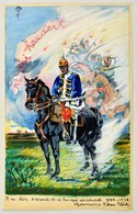 Boromisza Tibor (1880-1960): Az ?si Hazáéért.(A M. Kir. Varasdi 10-dik Huszár Ezrednek. 1898...1938.) Vegyes Technika, P - Sonstige & Ohne Zuordnung