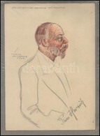 Tabor Jelzéssel: Prinzgemahl Heinrich Von Holland (1876-1934). Pasztellkréta, Papír, Kartonon, 34x24 Cm. - Otros & Sin Clasificación