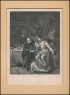 Cca 1840 IX. Károly Francia Királyt ábrázoló Acélmetszet / Steel Engraving Of Charles IX. Of France 16x22 Cm Paszpartuba - Stiche & Gravuren
