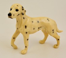 Dalmata Figura, Mázas Gipszszármazék, Jelzés Nélkül, Sérülésekkel, 12,5 Cm - Otros & Sin Clasificación