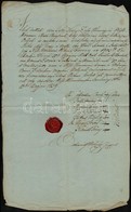 1839 Kiskomárom (ma: Zalakomár), Magyar Nyelv? Szerz?dés Föld Adásvételér?l, Rányomott Viaszpecséttel - Unclassified