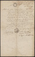 1852 Fadd, Kenderföld Eladásával Kapcsolatos Okmány, Helységi Bíró által Aláírva - Unclassified