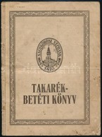 1928 A Nagyk?rösi Népbank Kitöltött Takarékbetéti Könyve - Sin Clasificación