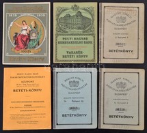 1930-1946 6 Db Takarékbetétkönyv:
Bp., Magyar Királyi Postatakarékpénztár. (3 Db)
Bp., Pesti Magyar Kereskedelmi Bank. I - Sin Clasificación