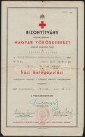 1942 Berettyóújfalu, Házi Betegápolási Bizonyítvány, Pecséttel, Aláírásokkal. - Ohne Zuordnung