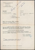 1944 Bp., A Corvin Áruház Rt. Fejléces Levélpapírjára írt Levél Harisnyavásárlással Kapcsolatos ügyben - Sin Clasificación
