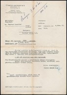 1944 Bp., A Corvin Áruház Rt. Fejléces Levélpapírjára írt Levél Harisnyavásárlással Kapcsolatos ügyben - Unclassified