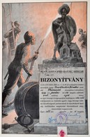 1944 Egri Község Közigazgatási Tanfolyam önkéntes Gyári, Vagy Községi Köteles T?zoltáságánál Parancsnoki és T?zoltótiszt - Sin Clasificación