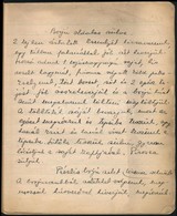 Cca 1940-1950 Kézzel írt Régi Szakácskönyv, érdekes Receptekkel, Kopott Borítóval. - Sin Clasificación