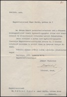 1929 Serédi Jusztinián (1884-1945) Bíboros Saját Kez?leg Aláírt Kinevez? Okmánya, Borítékkal - Otros & Sin Clasificación